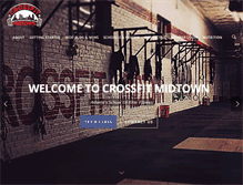 Tablet Screenshot of crossfitmidtown.com